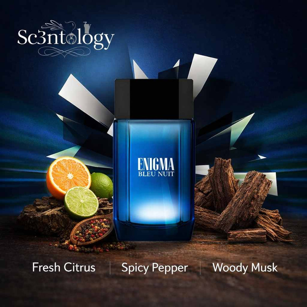 Enigma Blue Nut - Mysterious Woody Aromatic Perfume